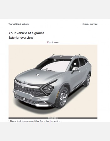 kia sportage 2023 owners manual